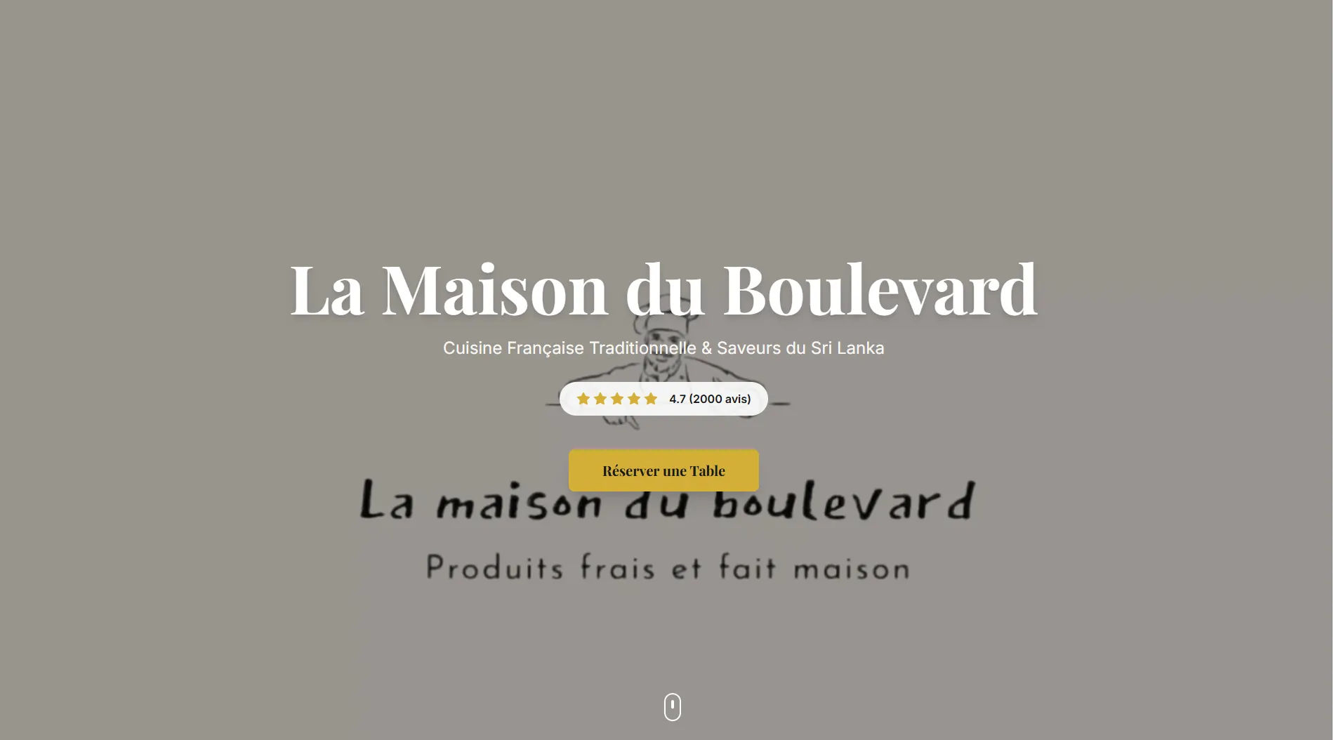 Aperçu du site La Maison du Boulevard